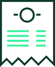 Duett-regnskapsprogram-kvittering-ikon-primaer-positiv